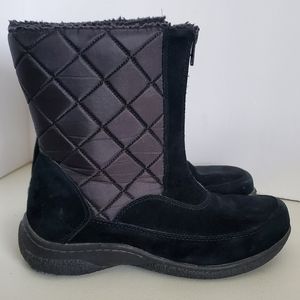 Propet Women's Zip Up Suede/Leather Boots Size 8